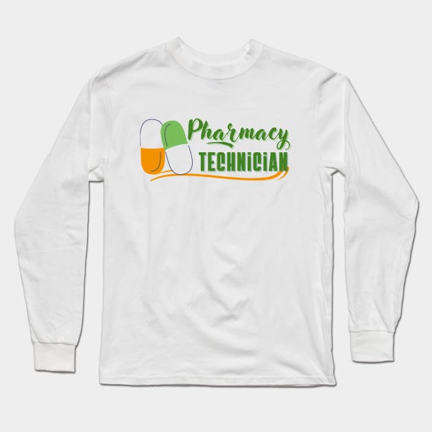 pharmacy technician Long Sleeve T-Shirt by Yenz4289